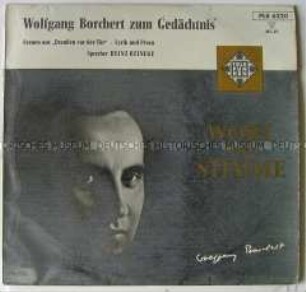 Heinz Reincke spricht Wolfgang Borchert, Plattenhülle