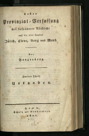Ueber Provinzial-Verfassung / Theil 2