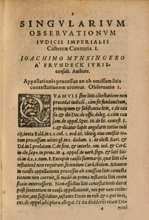 Singularium observationum Iudicii Imperialis Camerae (uti vocant) Centuriae quinque