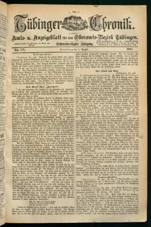 1. August (Nro. 178) - 7. August (Nro. 183)