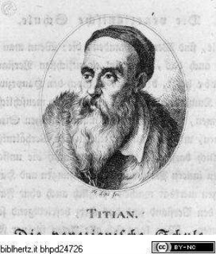 Johann Rudolf Füssli, "Kritisches Verzeichnis der besten, nach den berühmtesten Mahlern aller Schulen vorhandenen Kupferstiche", 3. Teil, Selbstbildnis Tizians (S.3)