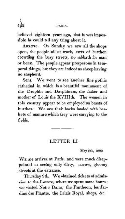 LETTER LI. - Paris - Boulogne - Dover - London