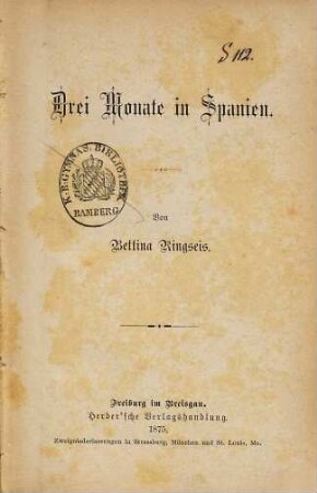 Drei Monate in Spanien