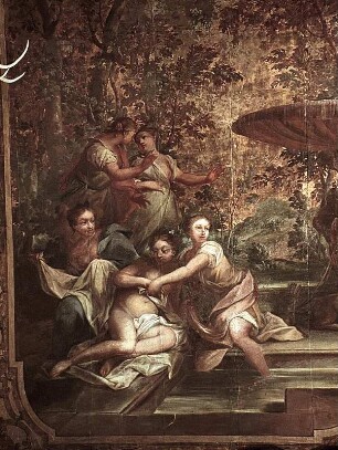 Diana entdeckt die Schwangerschaft Callistos