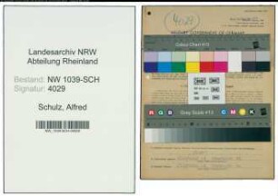 Entnazifizierung Alfred Schulz , geb. 12.01.1921 ()