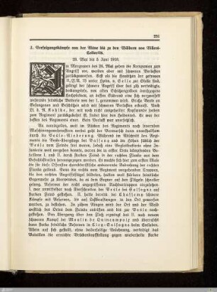 3. Verfolgungskämpfe von der Aisne bis zu den Wäldern von Villers-Cotterêts