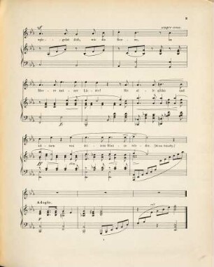 "Die helle Sonne leuchtet" : Lied für eine Singstimme mit Pianofortebegleitung ; Op. 59 N.o 1
