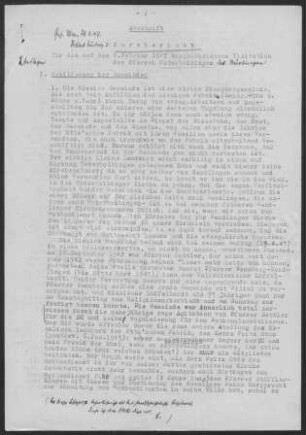 Unterboihingen: Pfarrbericht 1947
