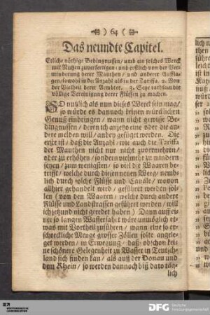 Das neundte Capitel.