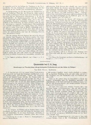 331-336 Quaternität bei C. G. Jung