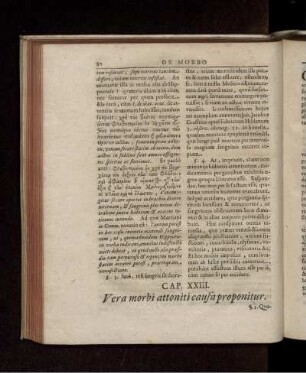 Cap. XXIII. Vera morbi attoniti causa proponitur