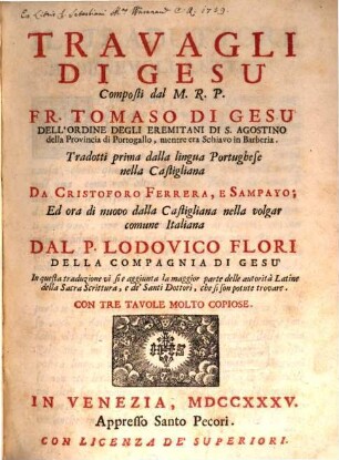 Travagli di Giesu