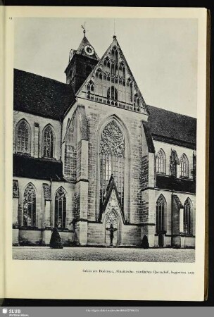 Salem am Bodensee, Abteikirche, nördliches Querschiff, begonnen 1299
