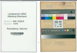 Entnazifizierung Heinrich Roevekamp , geb. 18.07.1904 (Finanzbeamter)