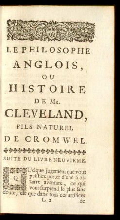Suite Du Livre Neuvieme
