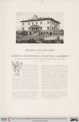 Giuliano da Sangallo, eigentlich Giuliano di Francesco di Bartolo Giamberti