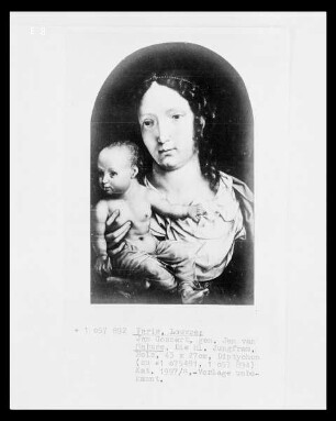 Diptychon Charondelet — Rechter Altarflügel mit Maria und dem Christuskind