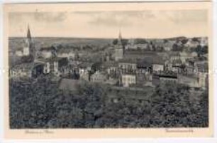 Ansicht der Stadt Bütow