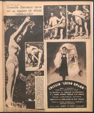 Danielle Darrieux tiene en su esposo un eficaz colaborador [Fotografías]