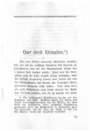 Quer durch Kleinasien