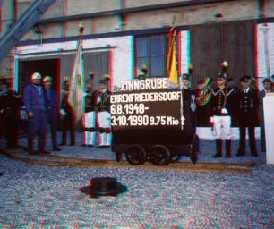 3.10.1990, "Letzte Schicht": Festprogramm am Bergwerk