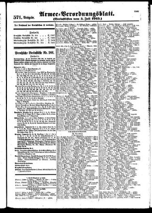 571. Ausgabe. Montag, 5. Juli 1915