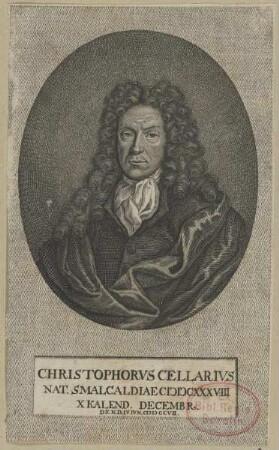 Bildnis des Christophorus Cellarius