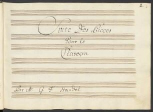 Suiten. Arr; cemb; F-Dur; HWV 427
