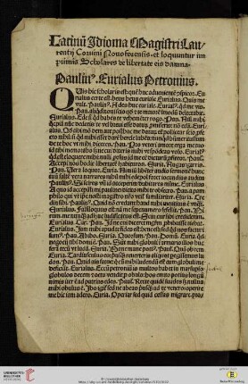 Paulin⁹. Eurialus Petronius