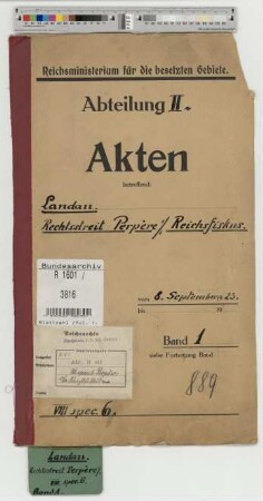 Rechtsstreit Perpére gegen Reichsfiskus