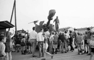 Nato-Manöver "Car Crew III" mit Station von US-Truppen in Leopoldshafen