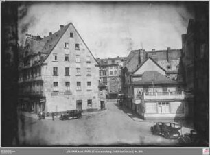 Brauhausgasse von Süden, links Allerheiligenstraße 76