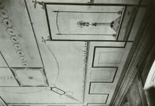Dresden. Japanisches Palais, Wandmalerei im pompejanischen Stil, Antikensäle (G. Semper, nach 1836; Umbau und Freilegung durch H. G. Ermisch, 1927-1935). Erdgeschoß. Raumfassung Buchmuseum