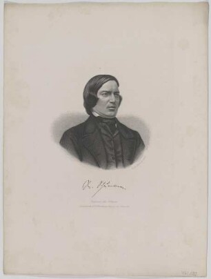 Bildnis des R. Schumann