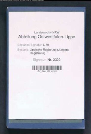 Gewerbliche Verhandlungen aus der Stadt Detmold, Band 1b