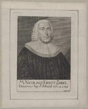 Bildnis des Nicolaus Ernst Zobel