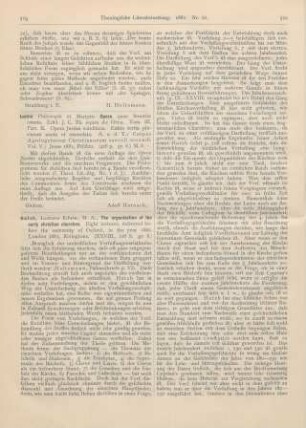 519 [Rezension] Otto, Jo. Car. Th. Eques de (Ed.), Justini, philosophi et martyris, Opera quae feruntur omnia. Tom. III, Pars II: Opera Justini subditicia. Editio tertia plurimum aucta et emendata