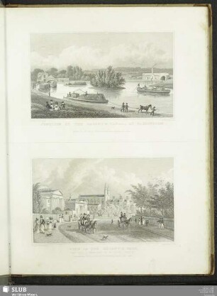 View In The Regents Park; East Gate A Villa And St. Katherine's Hospital