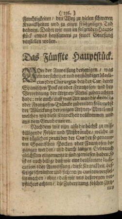 Das Fünffte Hauptstück.