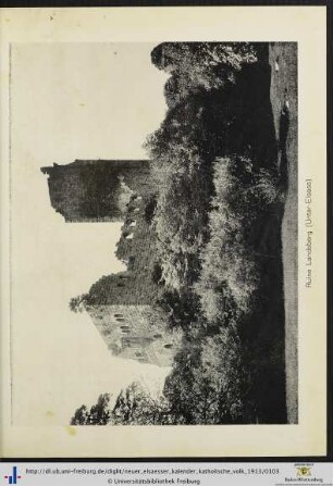Illustration: Ruine Landsberg (Unter-Elsass).