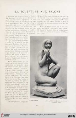 La sculpture aux salons
