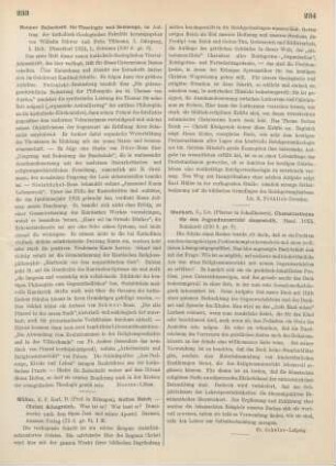 233-234 [Rezension] Müller, Ernst Friedrich Karl, Gottes Reich Christi Königreich