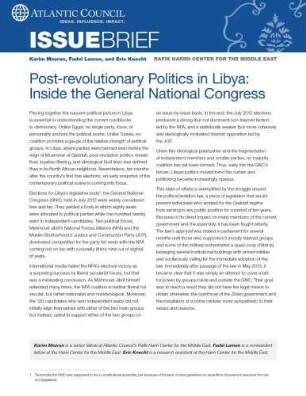 Post-revolutionary politics in Libya : inside the general national congress