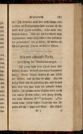 Ein und achtzigste Nacht. - Fünf und achtzigste Nacht.