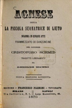 Racconti : Ad uso delle scuole e dei collegi sì maschili ?? famminiti del regno d Italia, 3