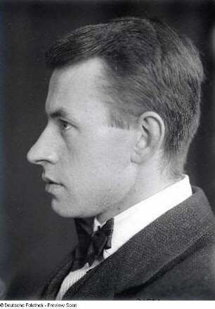 Porträt des Fotografen Hermann Richter (Ehemann der Fotografin)