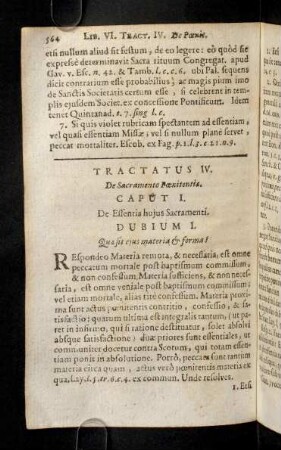 564-636, Tractatus IV. De Sacramento Poenitentiae.