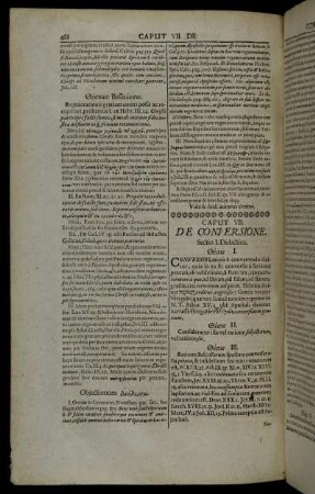 Caput VII. De Conversione.