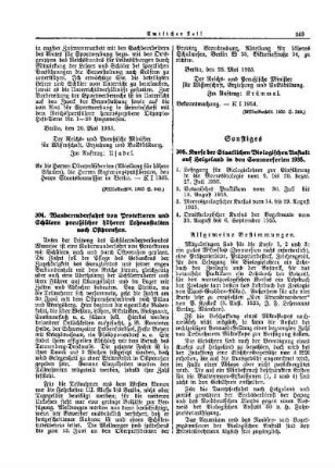 Wanderruderfahrt von Protektoren und Schülern preußischer höherer Lehranstalten nach Ostpreußen : [Körperliche Erziehung] ; [Amtliche Erlasse] ; [Amtlicher Teil]
