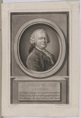 Bildnis des Gottlieb Wilhelm Rabener